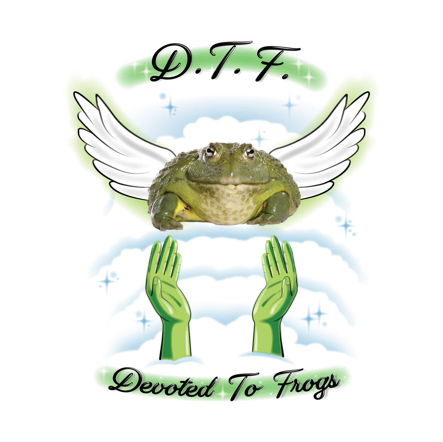 D.T.F. Devoted to Frogs | Heavyweight T-Shirt | Unisex