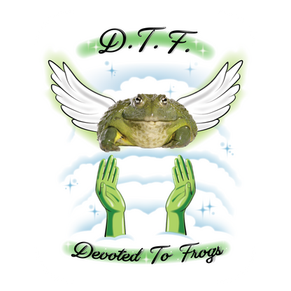 D.T.F. Devoted to Frogs | Heavyweight T-Shirt | Unisex