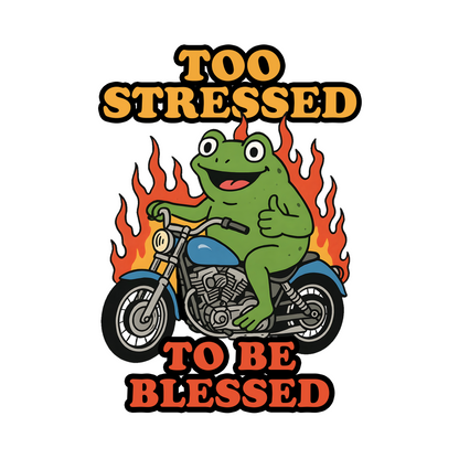 Too Stressed To Be Blessed | Heavyweight T-Shirt | Unisex